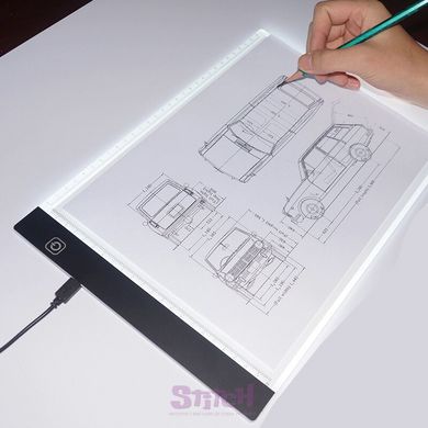 Световой планшет «‎Elice» A4 с LED-подсветкой для рисования и копирования JSK-A4-1  фото 6