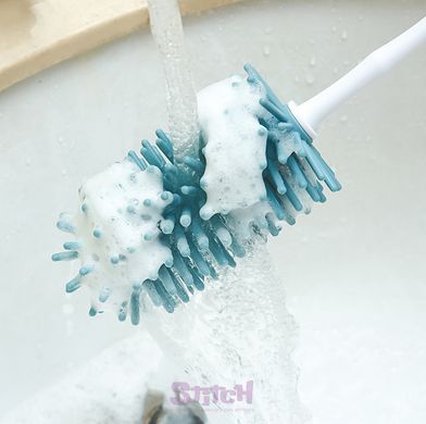 Набор силиконовых щеток для мытья детских бутылочек Borjay «Blue» фото 5