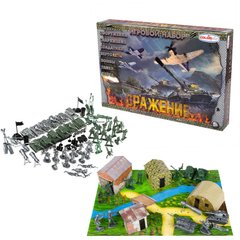 Детский игровой набор солдатиков "Сражение" 1-049 с танками фото 1