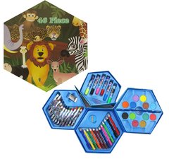 Детский набор для творчества MK 0485, 46 предметов (Саванна) фото 1