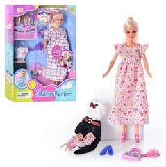 Кукла типа Барби беременная DEFA 8009 с аксессуарами фото 1