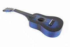 Игрушечная гитара с медиатором M 1369 деревянная (Синий) фото 1