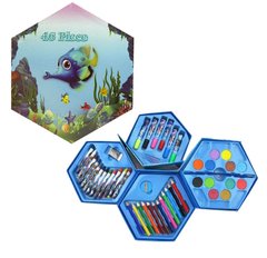 Детский набор для творчества MK 0485, 46 предметов (Рыбки) фото 1