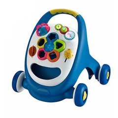 Детская каталка-ходунки с сортером 91157 погремушки в наборе (Синий 91157(Blue)) фото 1