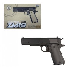 Детский игрушечный пистолет ZM19 металлический фото 1