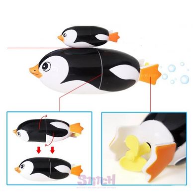 Пінгвінятко для купання плаваюча іграшка фотографія 3