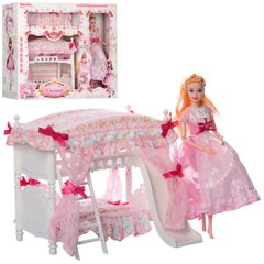 Мебель для кукол 6951-A с кроваткой для кукол фото 1