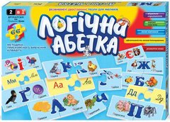 Детские развивающие пазлы Логическая азбука 2621DT на укр. языке фото 1