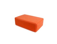 Блок для йоги MS 0858-2 материал EVA (Оранжевый) фото 1