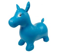 Детский прыгун-лошадка MS0737 резиновый (Синий) фото 1