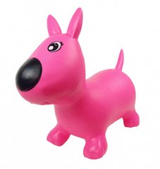 Прыгун-собачка MS1592 надувная (Розовая) фото 1