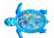 Водяний розвиваючий коврик черепашка Блакитна 100х80см фото 2 з 2