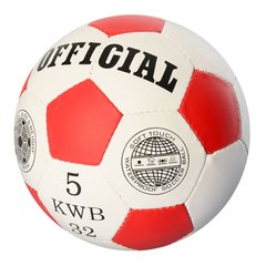 Мяч футбольный OFFICIAL 2500-203 размер 5 (Красный) фото 1