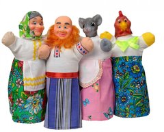 Домашний кукольный театр "КУРОЧКА РЯБА" B067, 4 персонажа фото 1