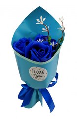 Аксессуары для праздника MK 3317 букет из 3х роз (MK 3317(Blue)) фото 1