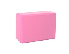 Блок для йоги MS 0858-3 материал EVA (Розовый) фото 1