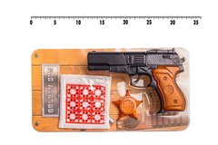 Игрушечный пистолет "Shahab" 282GG на пистонах фото 1