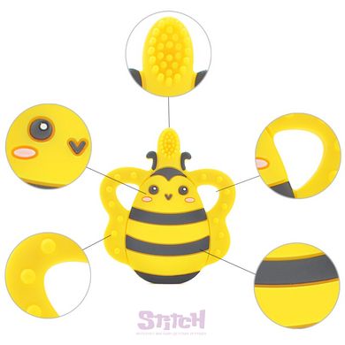 Силиконовая пчелка - щетка прорезыватель фото 4