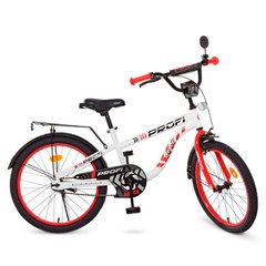 Велосипед детский двухколесный PROF1 T20154, 20 дюймов с багажником фото 1