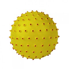 Мяч массажный MS 0025 5 дюймов (Желтый) фото 1
