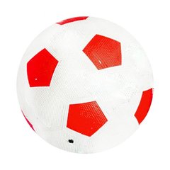 Мяч футбольный резиновый BT-FB-0203 размер 5 (Красный) фото 1