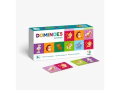 Детская игра Домино Животные DoDo 300248, 28 карточек с рисунками фото 1