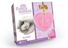 Набор для создания слепка ручки или ножки "Family Moment" FMM-01-02 розовый фото 1