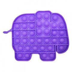 Игрушка-антистресс "POP-IT" PPT-E(Violet) Слон Фиолетовый фото 1