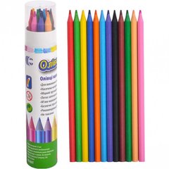 Детские эластичные карандаши для рисования CR888-T, 12 цветов в тубусе фото 1