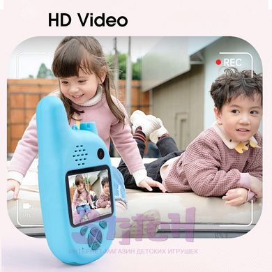 Детская рация-фотоапарат с 2 камерами и Mp3 Full HD (1920x1080) Landzo Blue DC900 фото 10