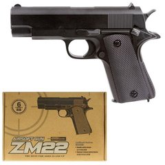 Детский пистолет ZM22 металлический фото 1