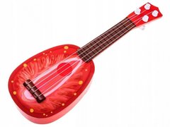 Гитара игрушечная Fan Wingda Toys 819-20, 35 см (Клубника) фото 1