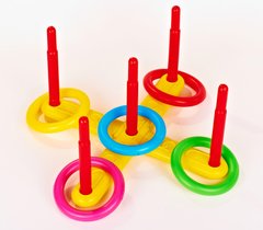Детский игровой набор Кольцеброс 10140 с 5ю кольцами фото 1