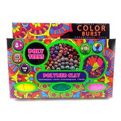 Детский набор полимерной глины для лепки ТМ Poly Teens Color Burst РТ00004, 3 цвета в наборе фото 1