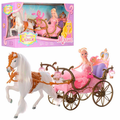 Кукла Барби с каретой и лошадью 207A аксессуары в комплекте фото 1