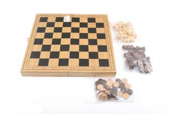 Деревянные Шахматы 820 с нардами и шашками фото 1