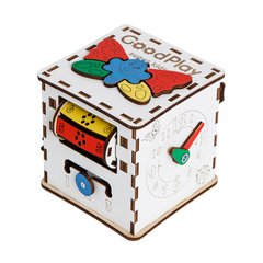 Детский развивающий куб Бизиборд K001, 12×12×12 фото 1