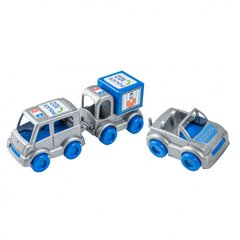 Игровой набор полицейских авто "Kid cars" 39548, 3 машинки фото 1