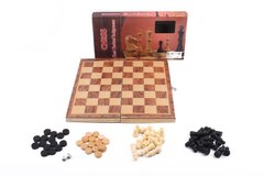 Деревянные Шахматы S2416 с нардами и шашками фото 1