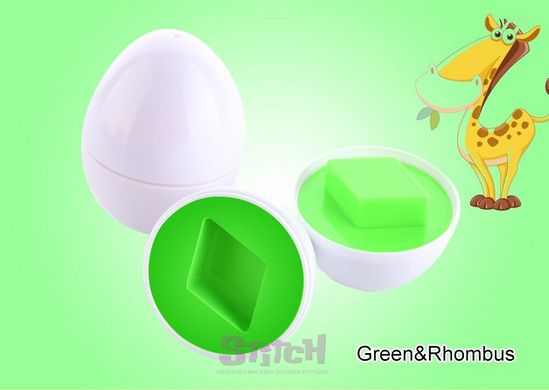 Розвиваюча іграшка монтессорі сортер набір яєць Фігури 12шт Різнокольорові (JoRay-604) фотографія 14