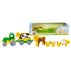 Игровой набор Ранчо "Kid cars" 39280 с животными и трактором фото 1